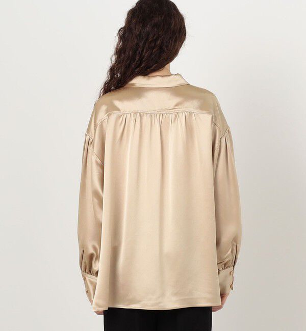 TOMORROWLAND GOODS「BY MALENE BIRGER LEONORA SATIN ブラウス」|シャツ・ブラウス|