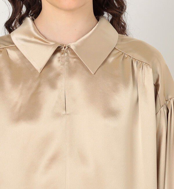 TOMORROWLAND GOODS「BY MALENE BIRGER LEONORA SATIN ブラウス」|シャツ・ブラウス|