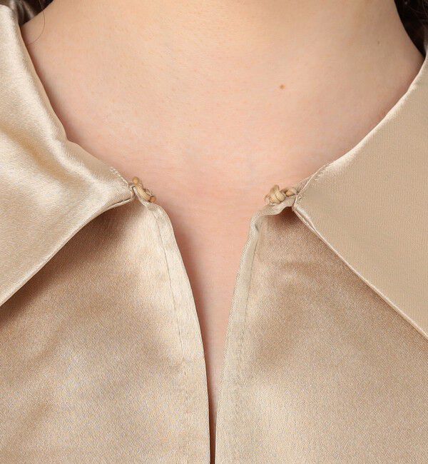 TOMORROWLAND GOODS「BY MALENE BIRGER LEONORA SATIN ブラウス」|シャツ・ブラウス|