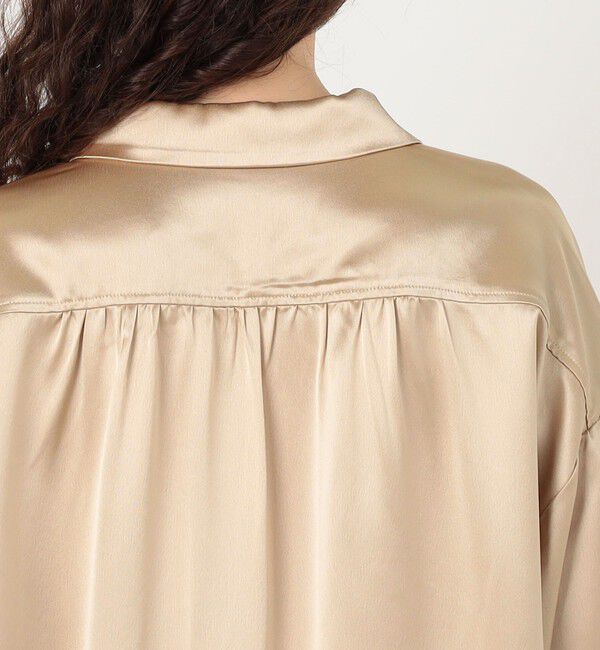 TOMORROWLAND GOODS「BY MALENE BIRGER LEONORA SATIN ブラウス」|シャツ・ブラウス|
