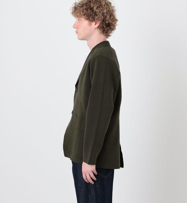 TOMORROWLAND MENS「TOMORROWLAND tricot コットンポリエステルミラノリブ ニットジャケット」|ニット・セーター|