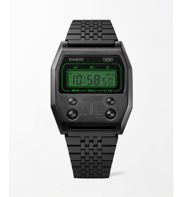 HIROB「Web限定 CASIO PREMIUM A1100B-1JF」|腕時計|ブラック