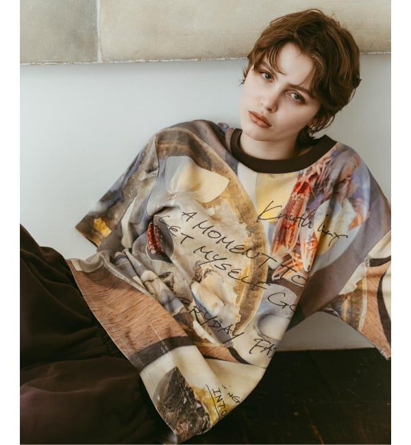 JOINT WORKS「Knuth Marf / クヌースマーフ oyster graphic tee」|Tシャツ・カットソー|