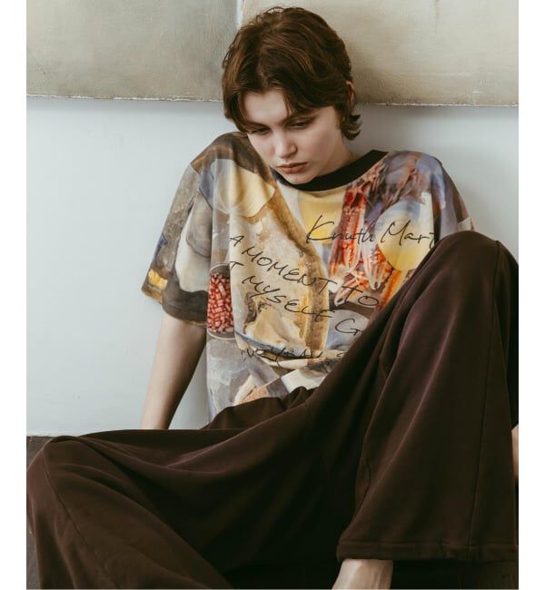JOINT WORKS「Knuth Marf / クヌースマーフ oyster graphic tee」|Tシャツ・カットソー|