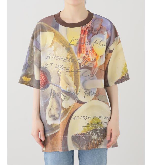 JOINT WORKS「Knuth Marf / クヌースマーフ oyster graphic tee」|Tシャツ・カットソー|