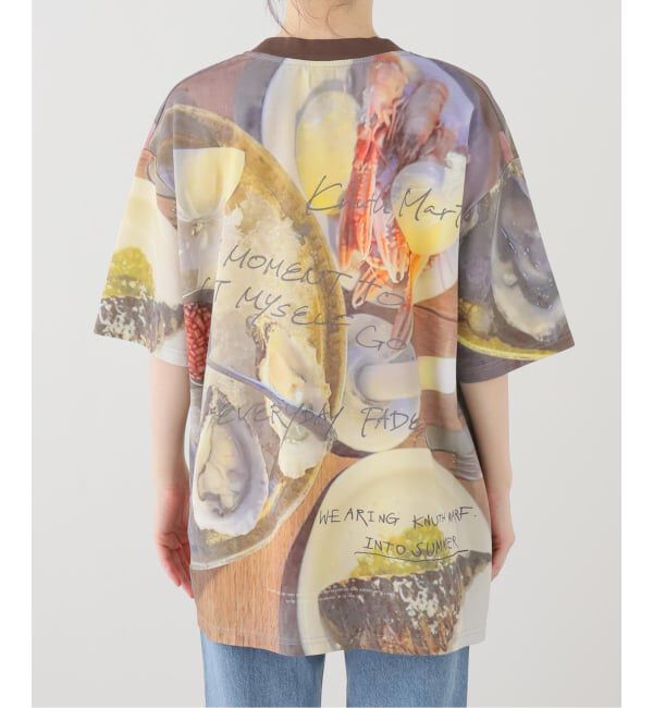 JOINT WORKS「Knuth Marf / クヌースマーフ oyster graphic tee」|Tシャツ・カットソー|
