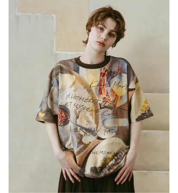 JOINT WORKS「Knuth Marf / クヌースマーフ oyster graphic tee」|Tシャツ・カットソー|