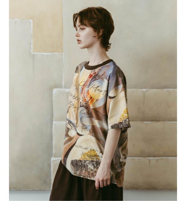 JOINT WORKS「Knuth Marf / クヌースマーフ oyster graphic tee」|Tシャツ・カットソー|