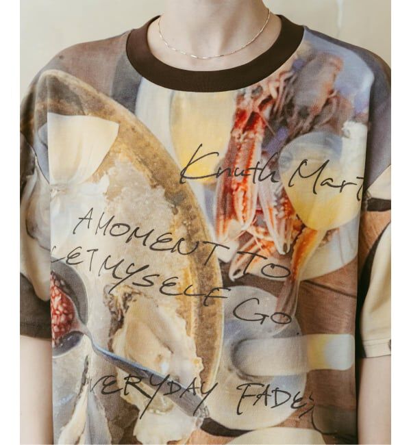 JOINT WORKS「Knuth Marf / クヌースマーフ oyster graphic tee」|Tシャツ・カットソー|