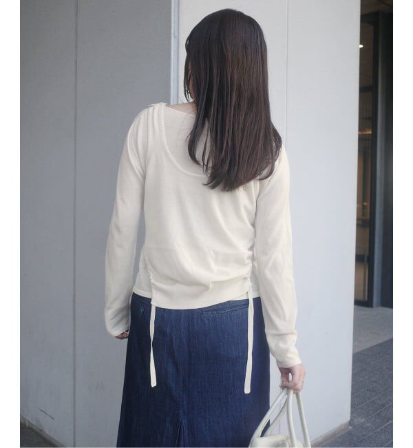 SLOBE IENA「《追加》tyn.TGOR/トゴール SLOBE別注 タンクセットカーディガン」|カーディガン|