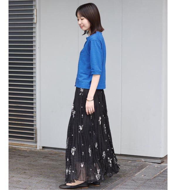 SLOBE IENA「《WEB限定カラーあり/予約》スラブテレコSSカーディガン」|カーディガン|