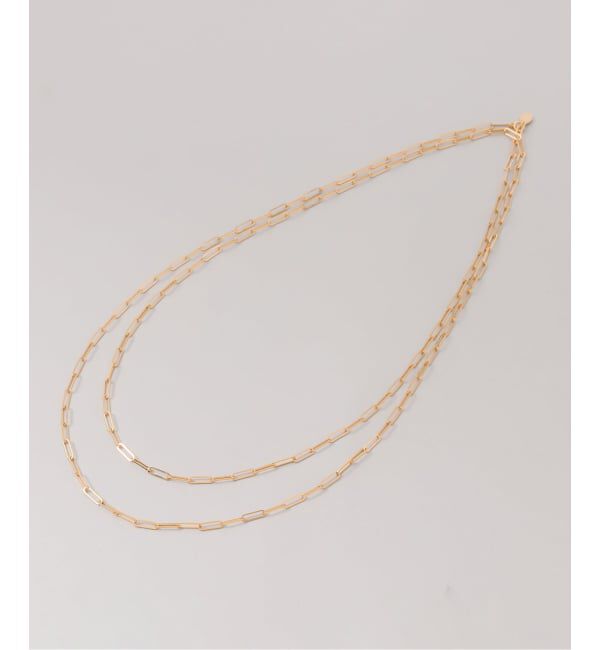 VERMEIL par iena「《予約》CHIBI JEWELS チビジュエルズ Long Long Chain Rectangle chain」|ネックレス|