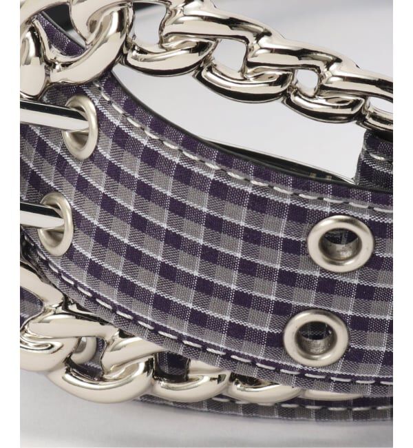 PULP「AFB / エーエフビー CHAIN BUCKLE CHECK BELT」|ベルト|