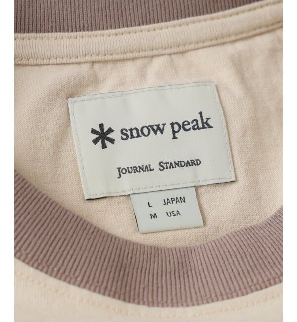 JOURNAL STANDARD「snow peak / スノーピーク 別注 レスティング ドッグ リンガー Tシャツ」|Tシャツ・カットソー|