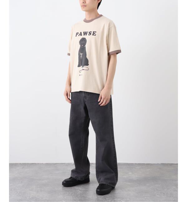 JOURNAL STANDARD「snow peak / スノーピーク 別注 レスティング ドッグ リンガー Tシャツ」|Tシャツ・カットソー|