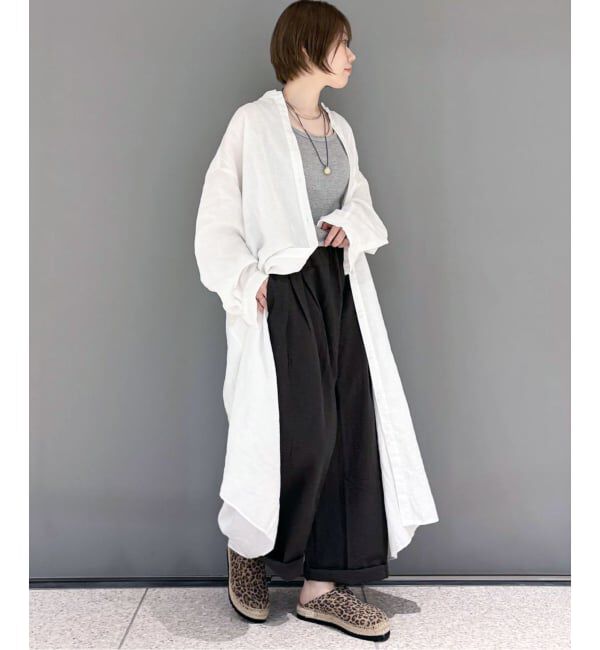journal standard luxe「ソフトリネン シャツワンピース」|ワンピース|