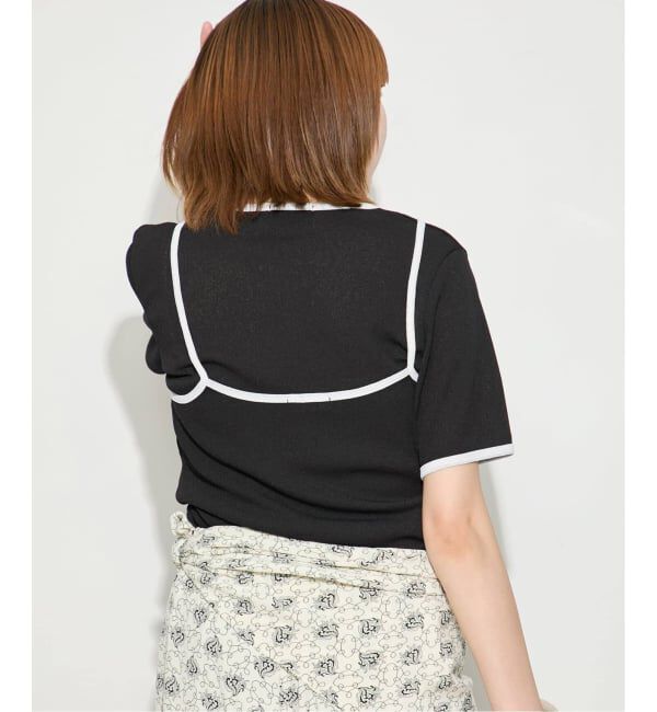 journal standard L'essage「《追加》DRY RIB セットアップトリムTシャツ」|Tシャツ・カットソー|