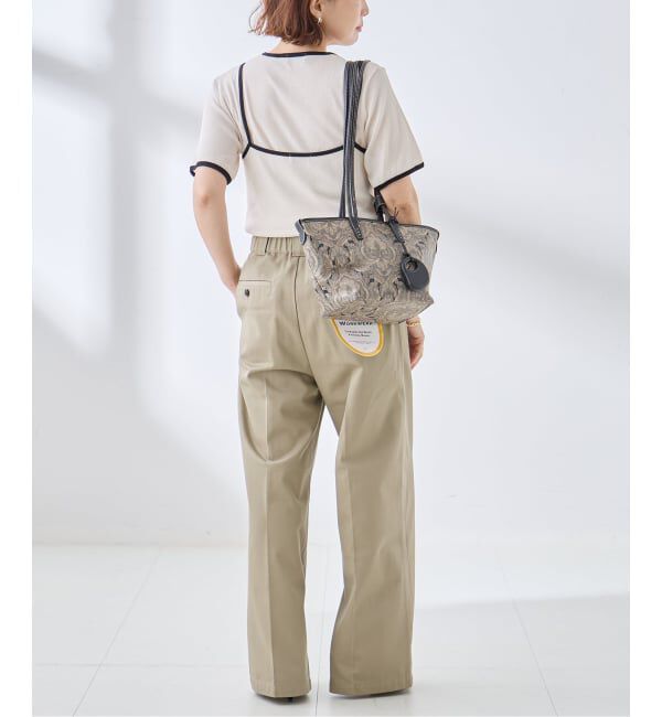 journal standard L'essage「《追加》DRY RIB セットアップトリムTシャツ」|Tシャツ・カットソー|