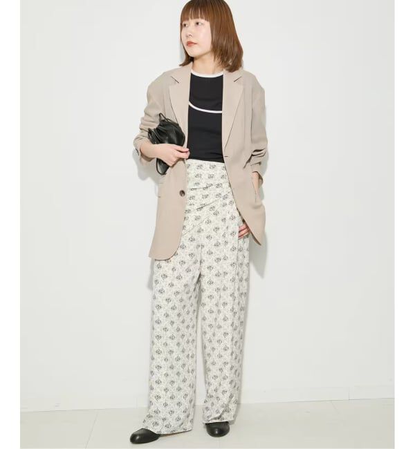 journal standard L'essage「《追加》DRY RIB セットアップトリムTシャツ」|Tシャツ・カットソー|