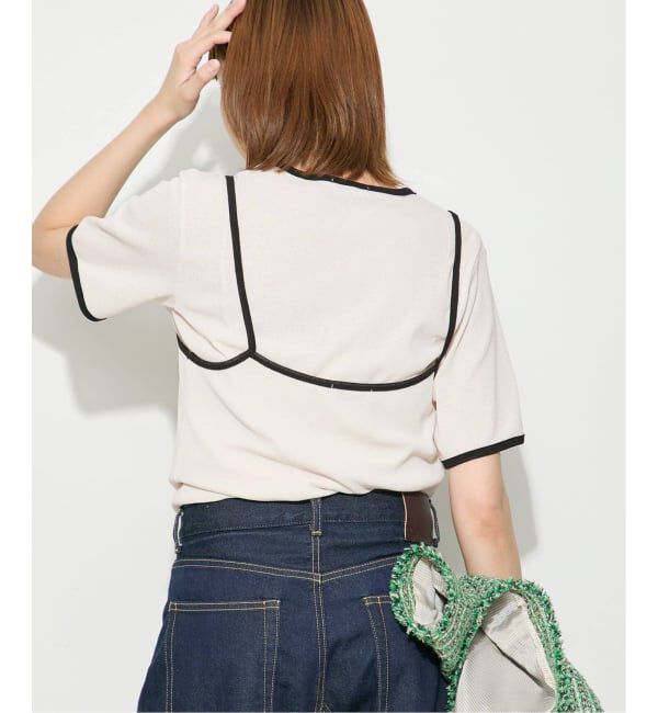 journal standard L'essage「《追加》DRY RIB セットアップトリムTシャツ」|Tシャツ・カットソー|