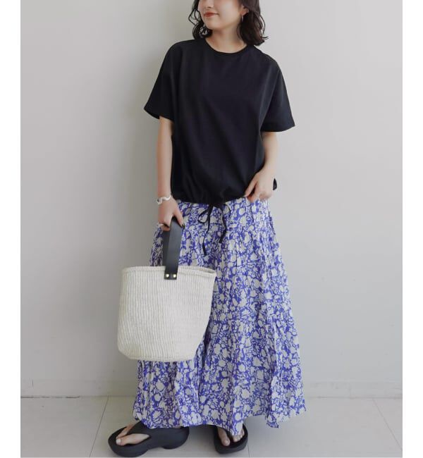 JOURNAL STANDARD relume「《一部WEB限定追加2》フレンチスリーブボーダーTシャツ」|Tシャツ・カットソー|