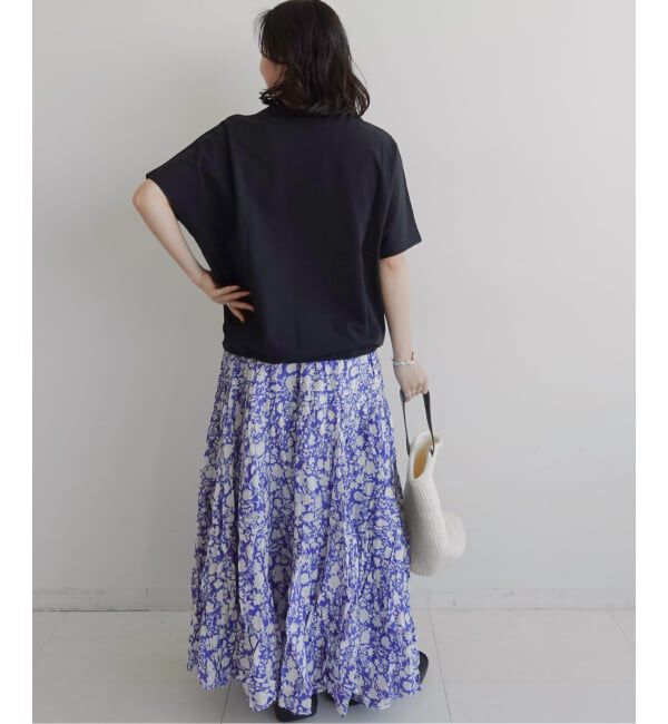 JOURNAL STANDARD relume「《一部WEB限定追加2》フレンチスリーブボーダーTシャツ」|Tシャツ・カットソー|