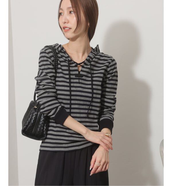 JOURNAL STANDARD relume「《予約》別注【MILLER/ミラー】 レースアップフードプルオーバー」|Tシャツ・カットソー|