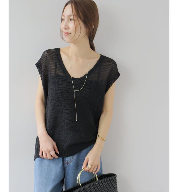 JOURNAL STANDARD relume「《予約》ペーパーヤーンミックスベスト」|ベスト・ジレ|