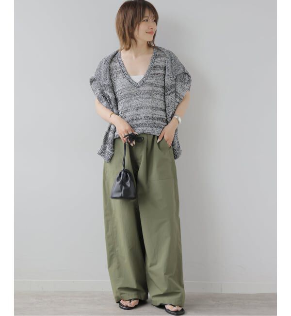 JOURNAL STANDARD relume「《予約》ペーパーヤーンミックスベスト」|ベスト・ジレ|