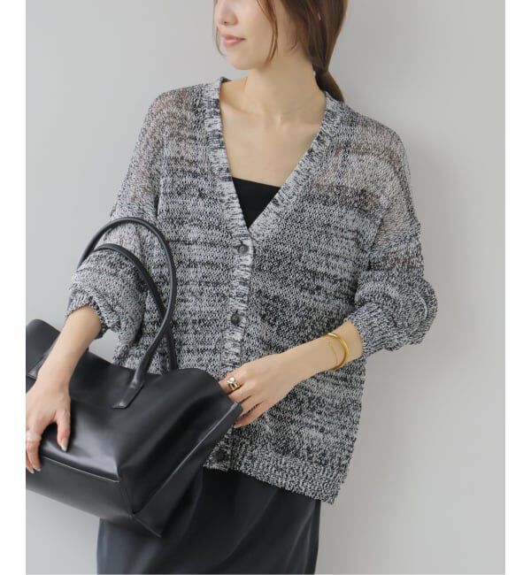 JOURNAL STANDARD relume「《予約》ペーパーヤーンミックスカーディガン」|カーディガン|グレー