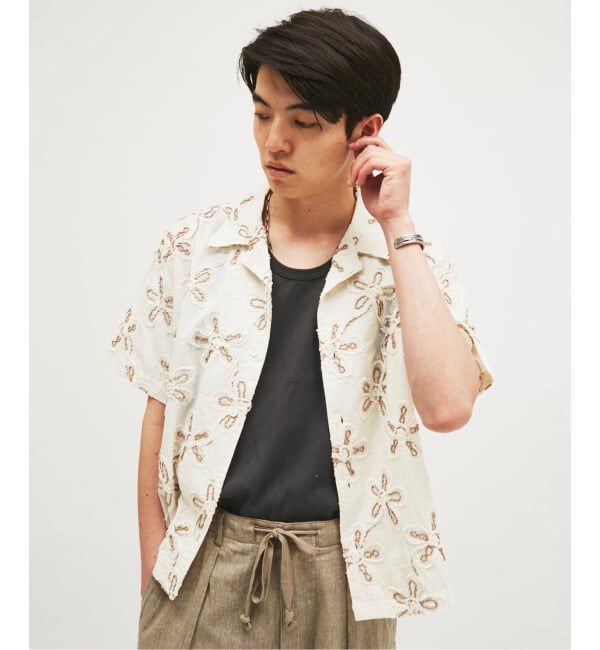 JOURNAL STANDARD「《予約》パフ エンブロイダリー シャツ」|シャツ・ブラウス|