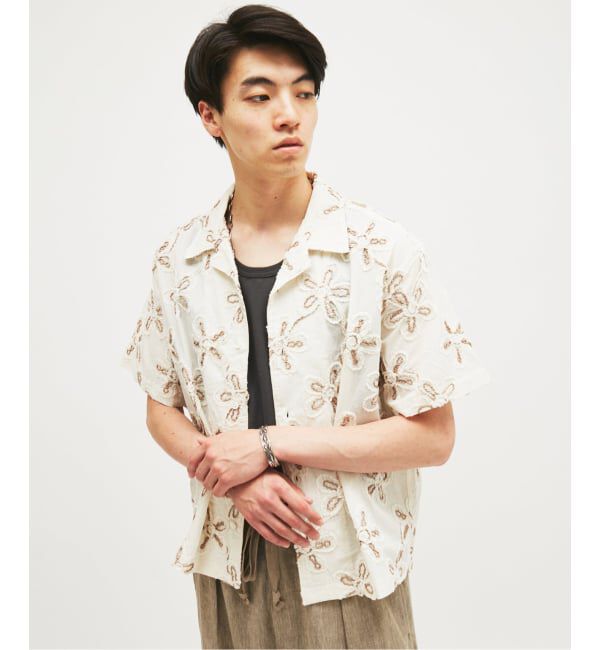 JOURNAL STANDARD「《予約》パフ エンブロイダリー シャツ」|シャツ・ブラウス|