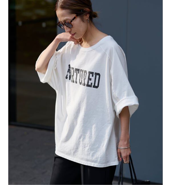 FRAMeWORK「≪WEB限定 / 追加≫ハーフスリーブロゴTEE」|Tシャツ・カットソー|