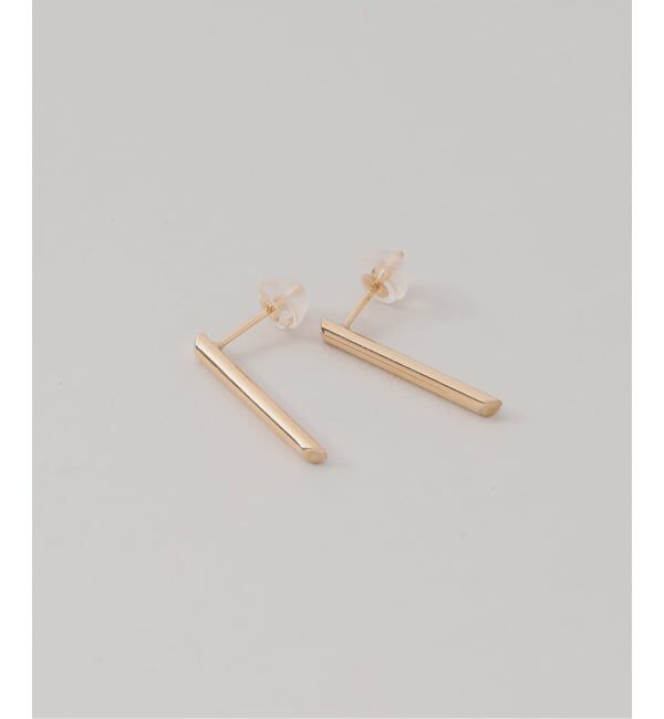 Lilas by Spick&Span「パイプバーピアス K18（両耳）」|ピアス|