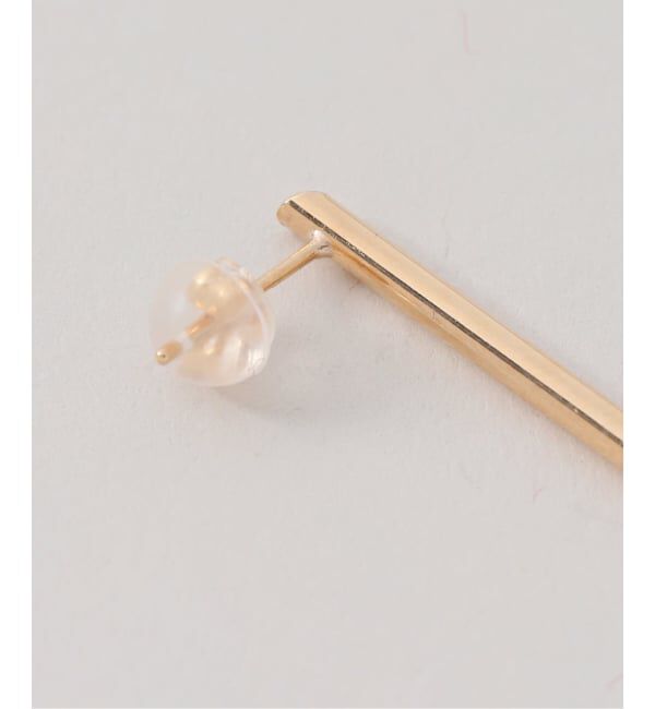 Lilas by Spick&Span「パイプバーピアス K18（両耳）」|ピアス|
