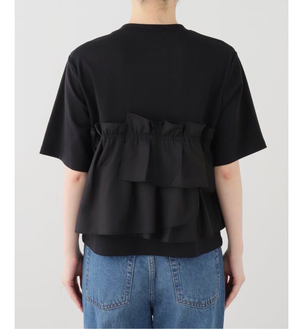  「【洗える】ドッキングカットソー」|Tシャツ・カットソー|