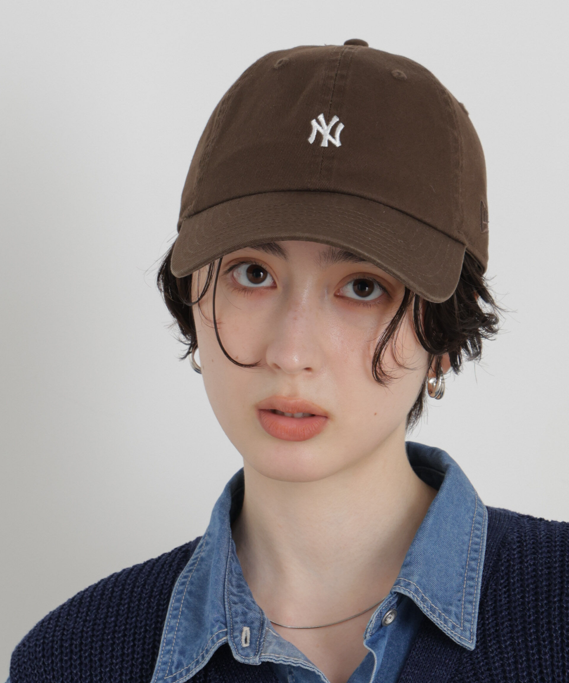 NANO universe「NEW ERA(R)/別注 CC NEYYAN MINILOGO CAP」|キャップ・キャスケット|ブラウン