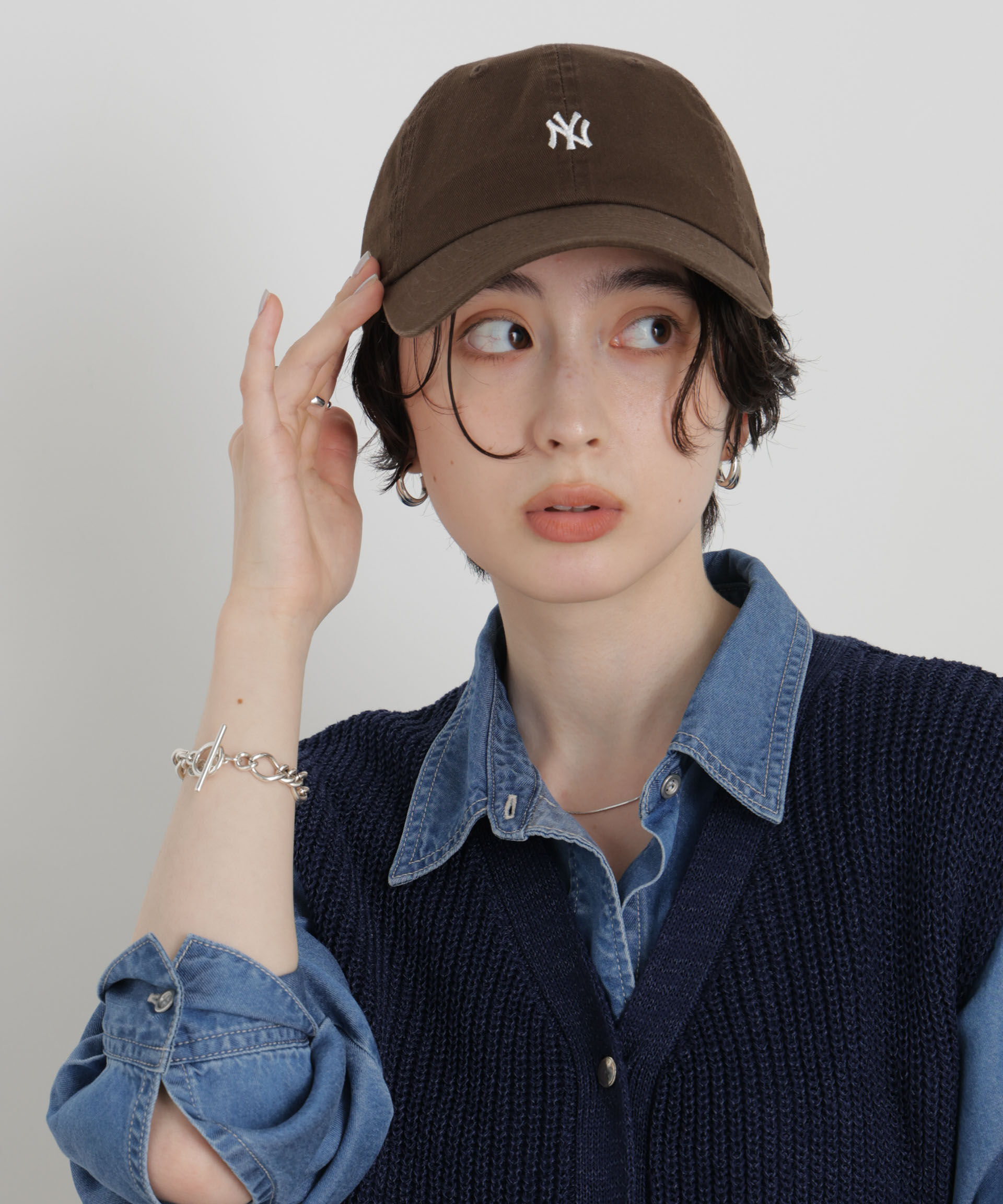 NANO universe「NEW ERA(R)/別注 CC NEYYAN MINILOGO CAP」|キャップ・キャスケット|