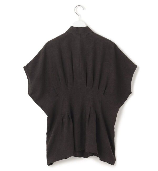 23区「【洗える】LIBECOリネン タック デザイン シャツ」|シャツ・ブラウス|
