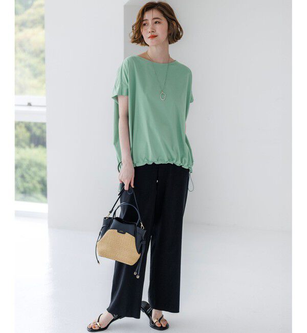 23区「シルキータッチ ドロスト カットソー」|Tシャツ・カットソー|