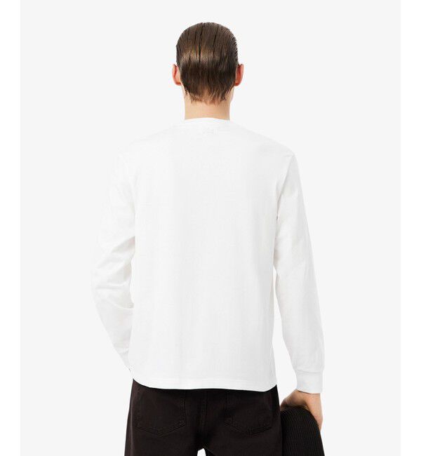 LACOSTE「ダイヤロゴパッチロングスリーブTシャツ」|Tシャツ・カットソー|