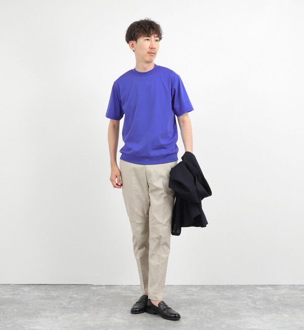 NOLLEY'S goodman「《ビジカジ対応》シルケットスムース ドレスTシャツ CN」|Tシャツ・カットソー|