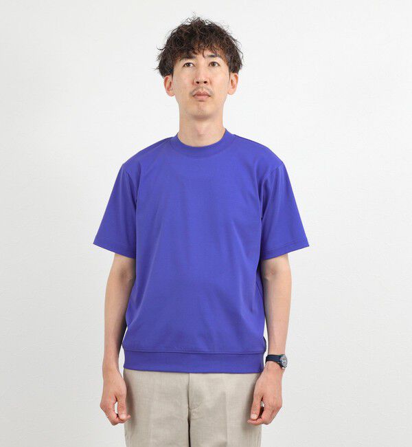 NOLLEY'S goodman「《ビジカジ対応》シルケットスムース ドレスTシャツ CN」|Tシャツ・カットソー|