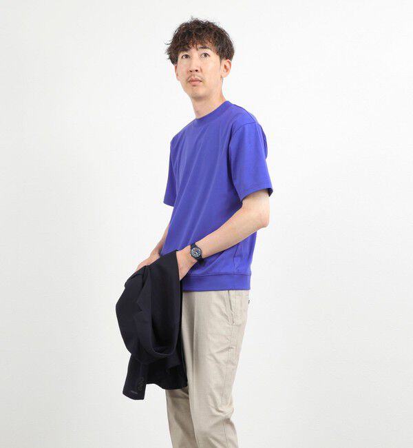 NOLLEY'S goodman「《ビジカジ対応》シルケットスムース ドレスTシャツ CN」|Tシャツ・カットソー|