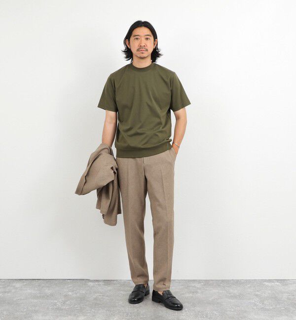 NOLLEY'S goodman「《ビジカジ対応》シルケットスムース ドレスTシャツ CN」|Tシャツ・カットソー|