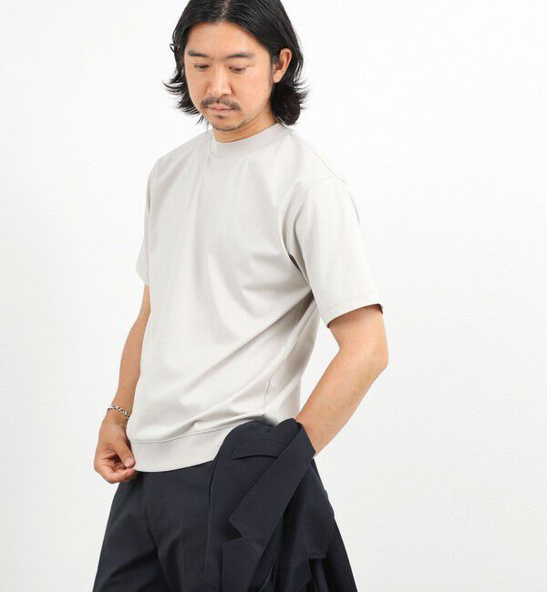NOLLEY'S goodman「《ビジカジ対応》シルケットスムース ドレスTシャツ CN」|Tシャツ・カットソー|