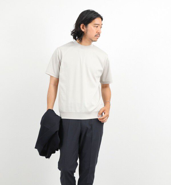 NOLLEY'S goodman「《ビジカジ対応》シルケットスムース ドレスTシャツ CN」|Tシャツ・カットソー|