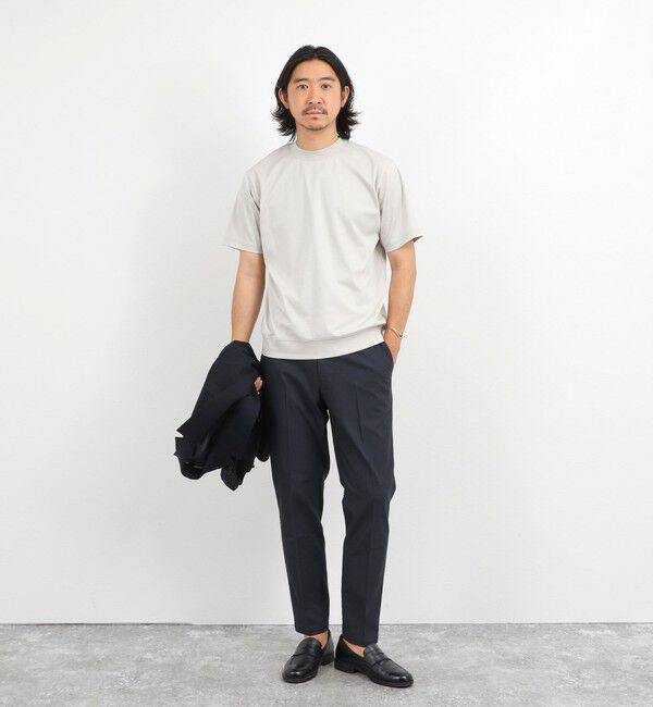 NOLLEY'S goodman「《ビジカジ対応》シルケットスムース ドレスTシャツ CN」|Tシャツ・カットソー|
