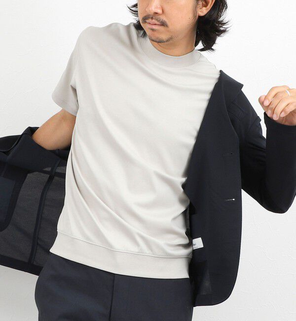 NOLLEY'S goodman「《ビジカジ対応》シルケットスムース ドレスTシャツ CN」|Tシャツ・カットソー|