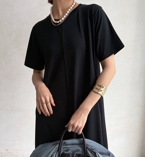  「【WEB限定】裾レースワンピース」|ワンピース|